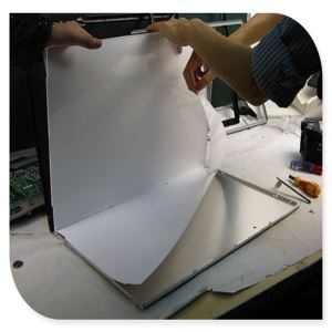 Hoja de difusión del animal doméstico para la TV