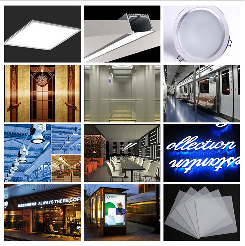 Muestra gratis LED que enciende la película del difusor del LCD