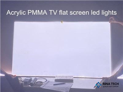 Acrylic PMMA TV pantalla plana Luces LED